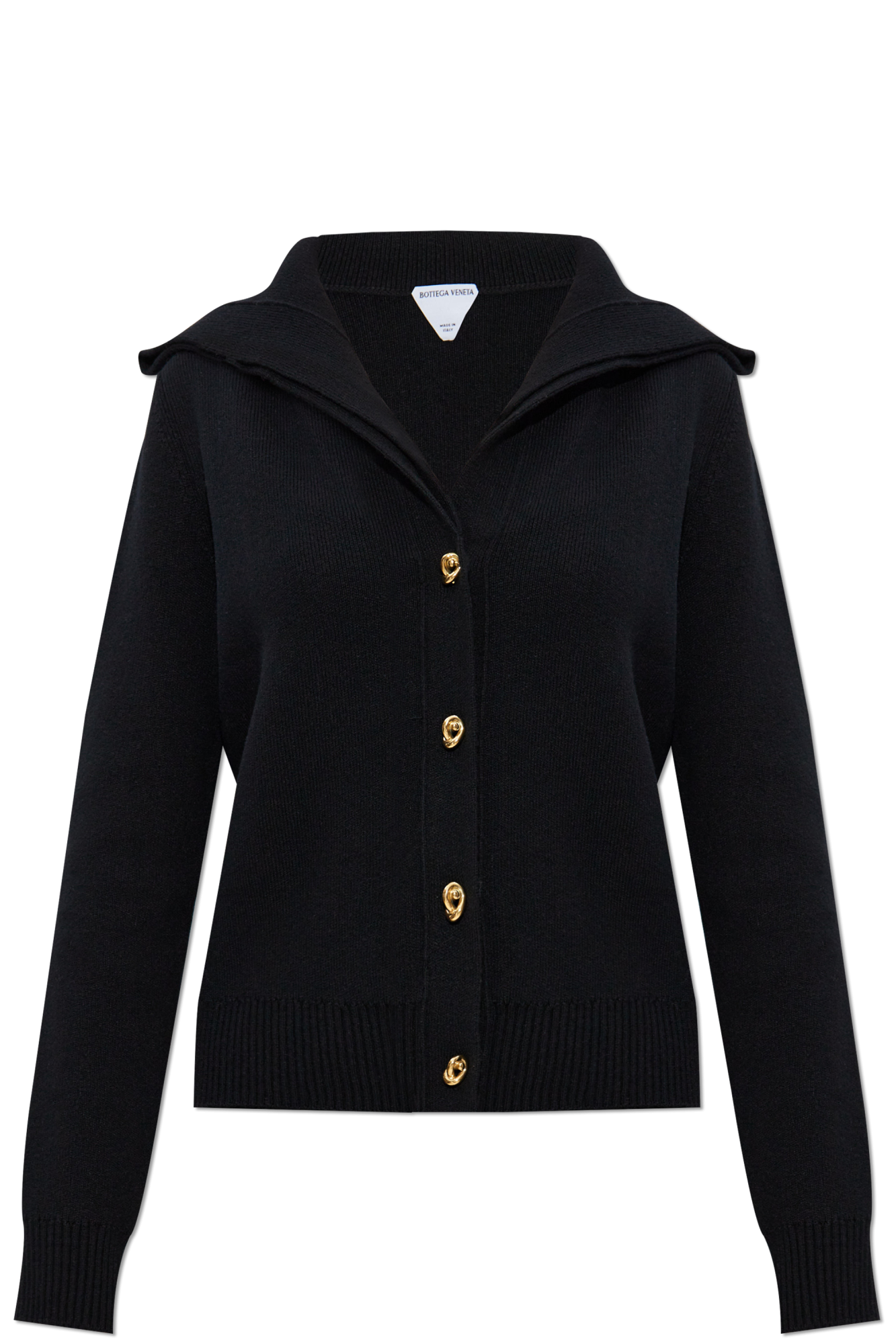 BOTTEGA VENETA WOOL CARDIGAN ボッテガヴェネタ カーディガン Black Wool cardigan Bottega Veneta - Vitkac Canada